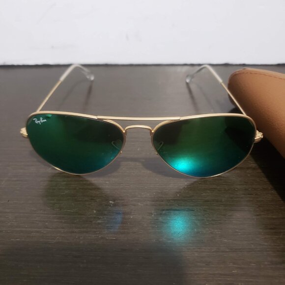 RAY-BAN Made in Italy RB3025 Aviator Large Metal 112/19 58-14mm 3N Sunglasses - Picture 4 of 16
